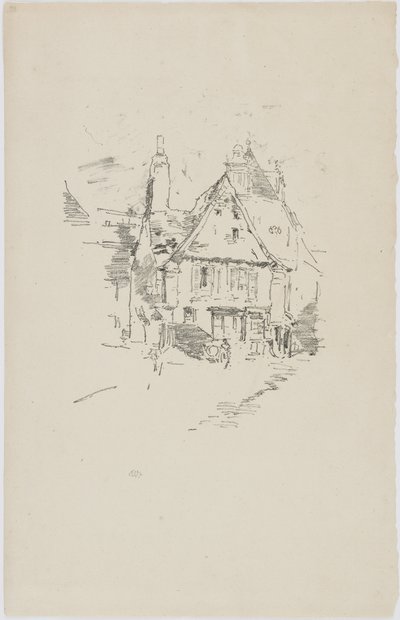 Gabled Roofs, Vitre, 1893 by James Abbott McNeill Whistler